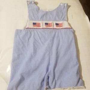 Boys' size 4 American flag jon jon